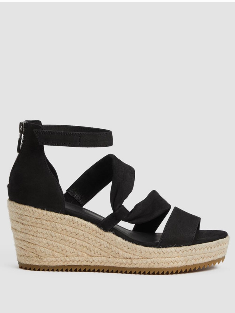 Eileen Fisher Wisp Tumbled Nubuck Espadrille - Size 8 NWOT